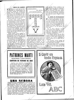 BLANCO Y NEGRO MADRID 28-04-1918 página 16