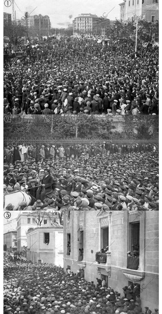 los Alrededores de la estación del mediodía A la Llegada de los Amnistiados