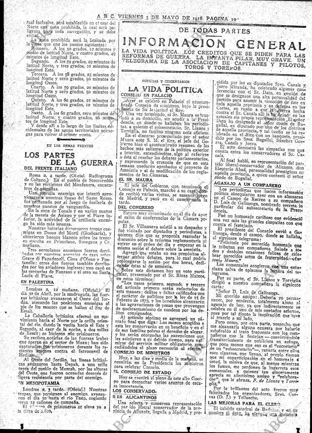 ABC MADRID 03-05-1918 página 10