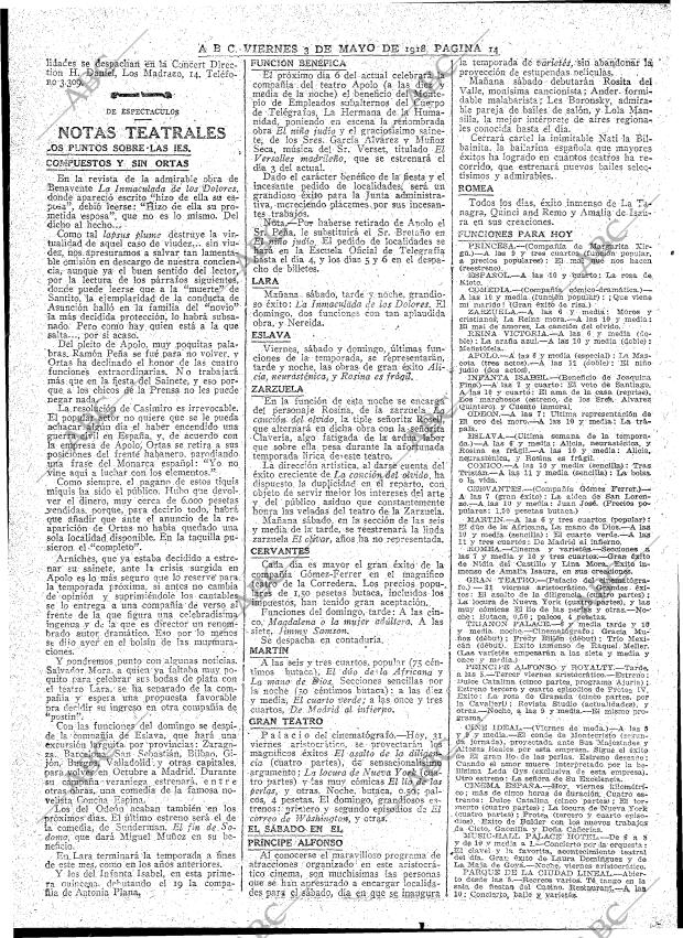 ABC MADRID 03-05-1918 página 14