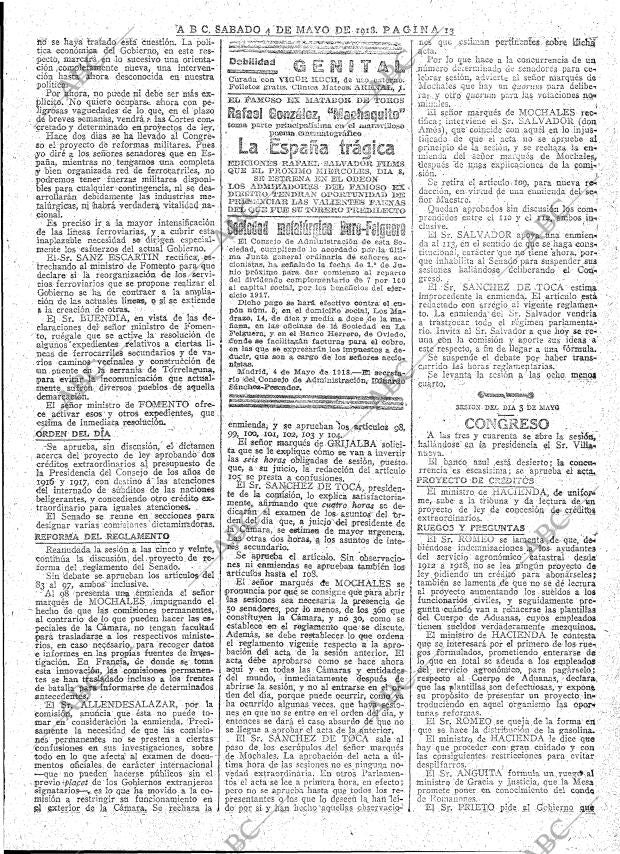 ABC MADRID 04-05-1918 página 13