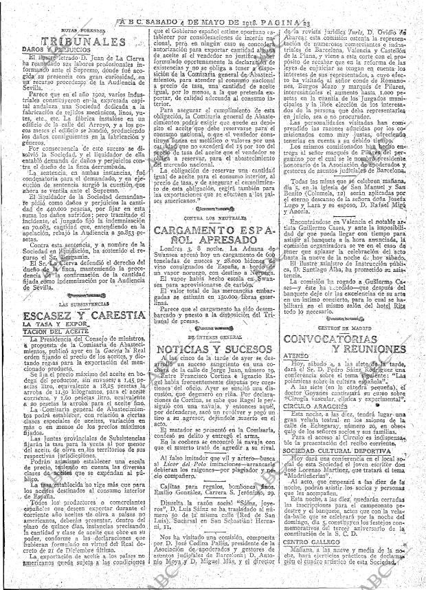 ABC MADRID 04-05-1918 página 23