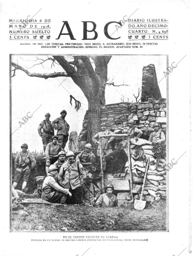 ABC MADRID 06-05-1918 página 1