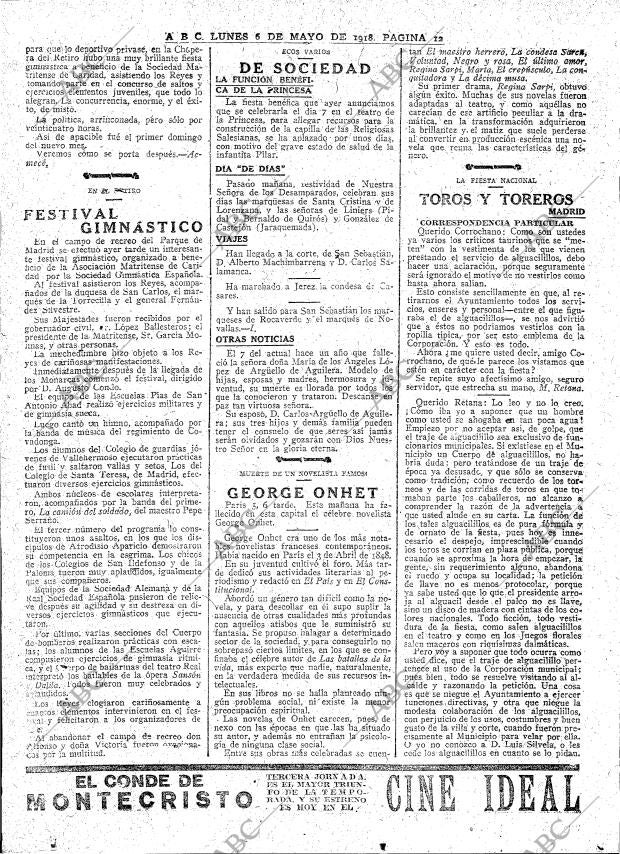ABC MADRID 06-05-1918 página 12