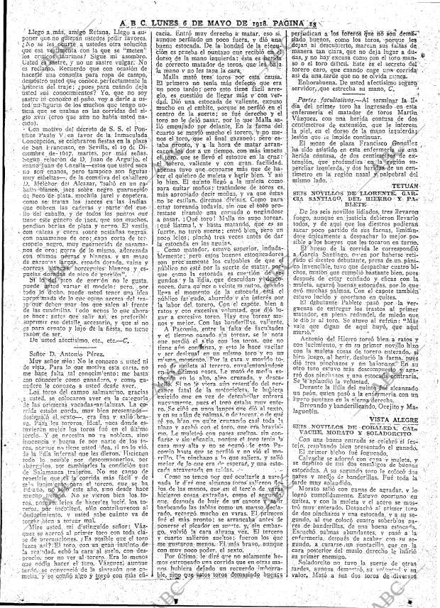 ABC MADRID 06-05-1918 página 13