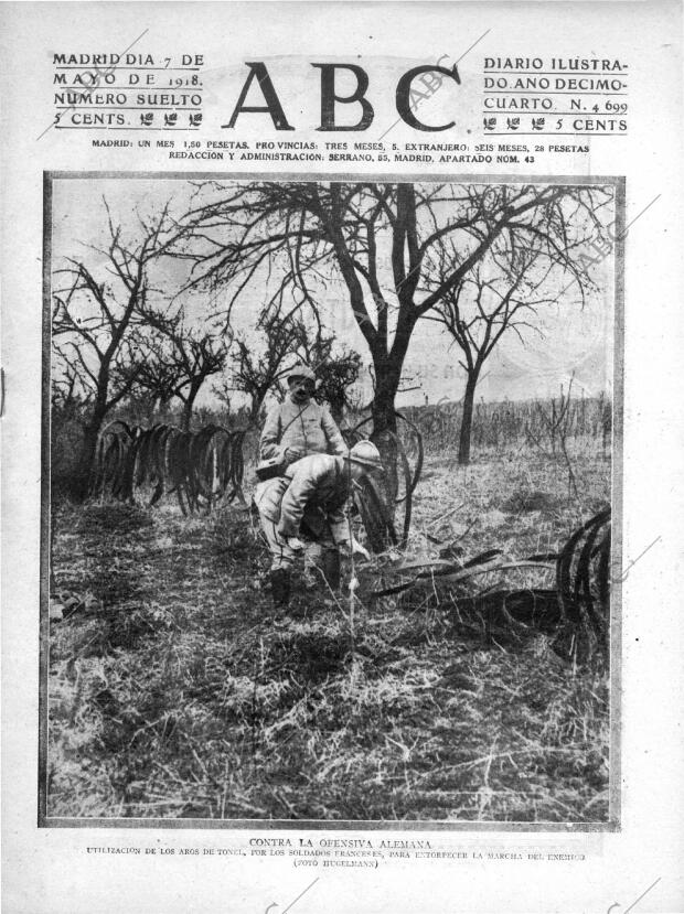 ABC MADRID 07-05-1918 página 1