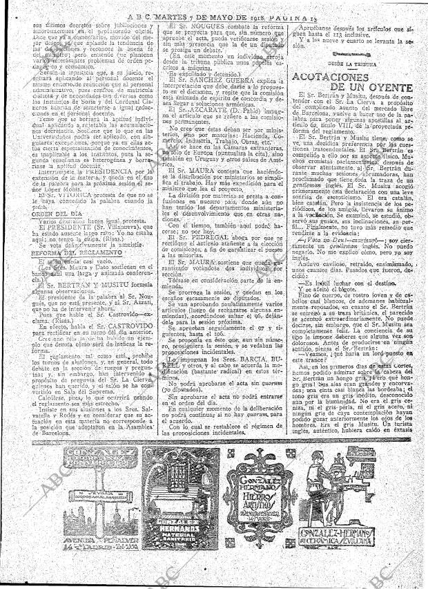 ABC MADRID 07-05-1918 página 13