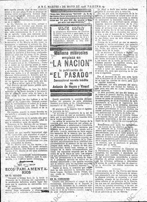 ABC MADRID 07-05-1918 página 14