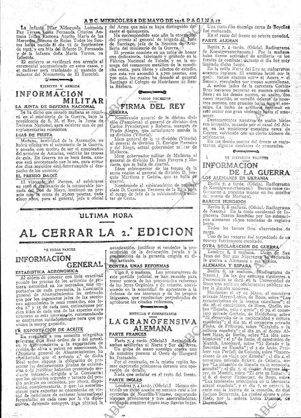 ABC MADRID 08-05-1918 página 17