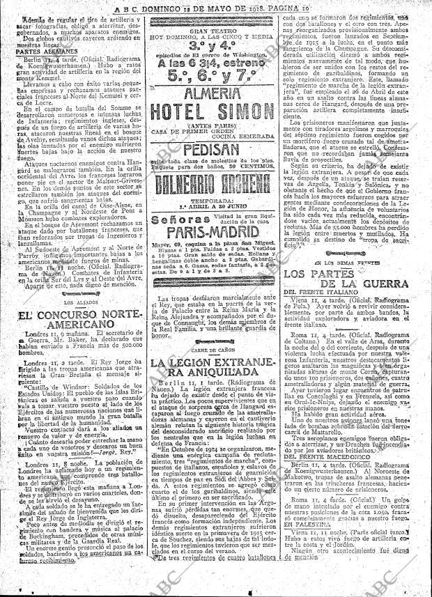 ABC MADRID 12-05-1918 página 10