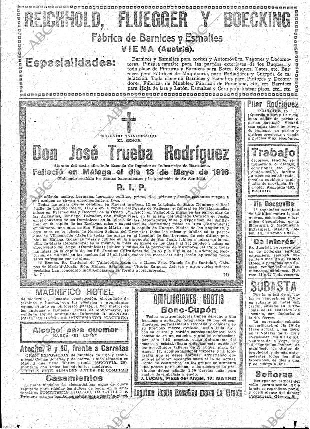 ABC MADRID 12-05-1918 página 23