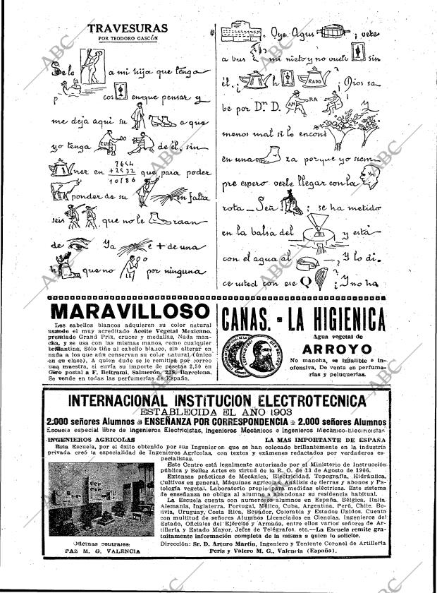 BLANCO Y NEGRO MADRID 12-05-1918 página 35