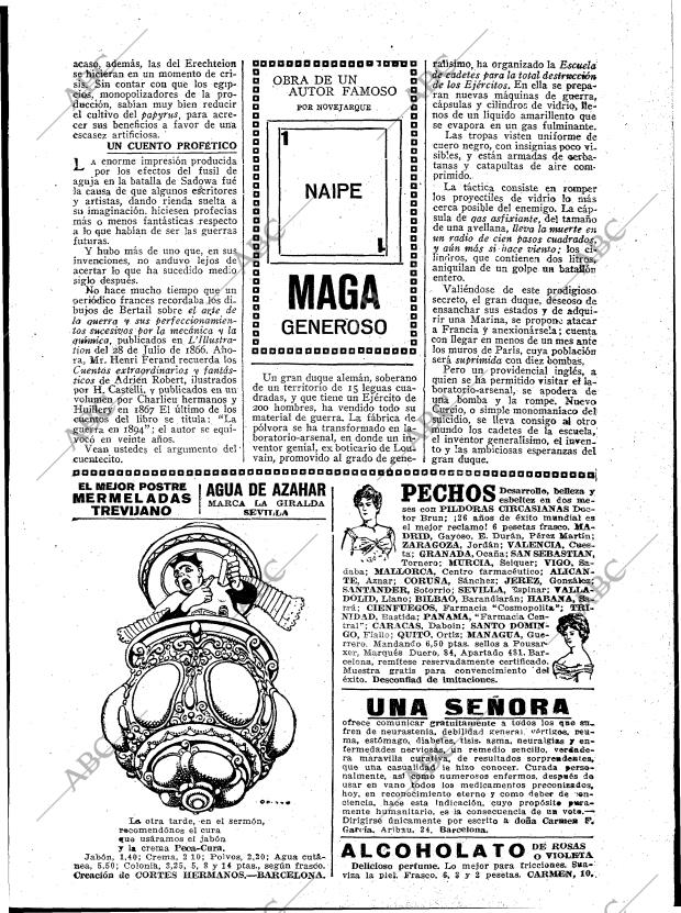BLANCO Y NEGRO MADRID 12-05-1918 página 5