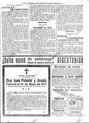 ABC MADRID 13-05-1918 página 14