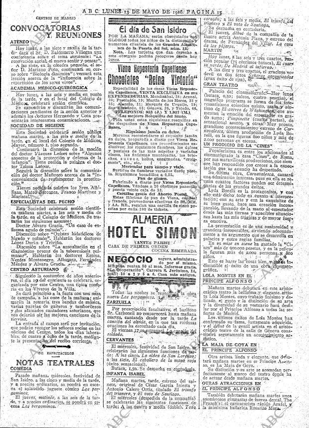 ABC MADRID 13-05-1918 página 15