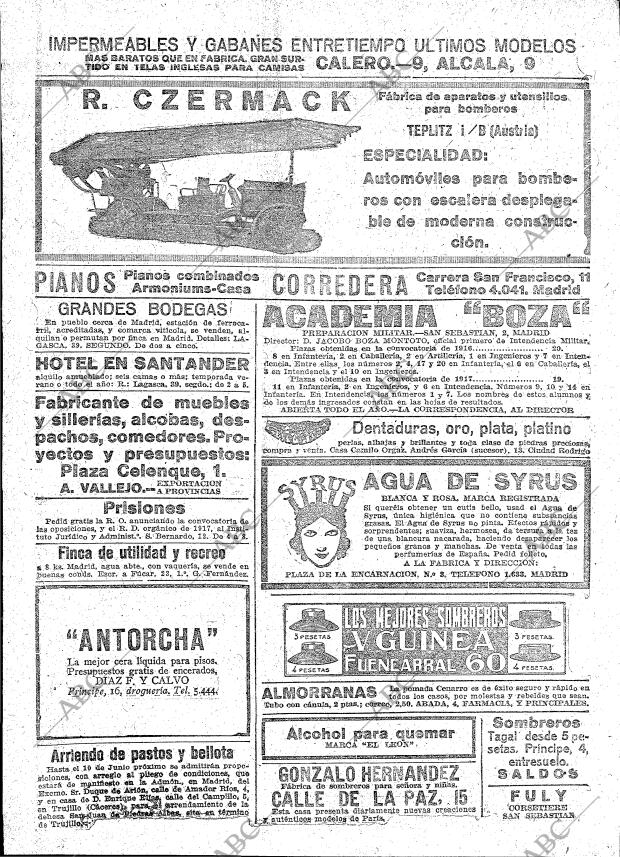 ABC MADRID 20-05-1918 página 26