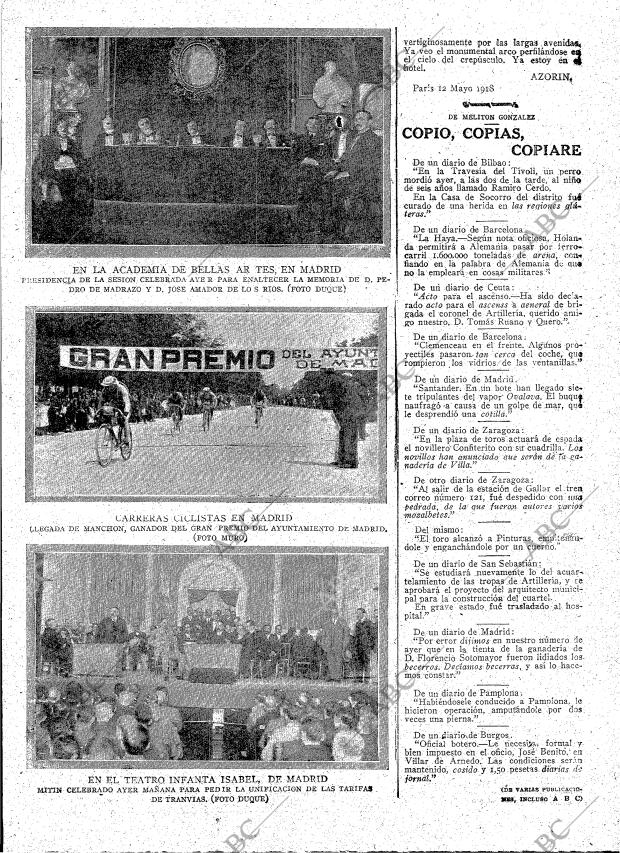 ABC MADRID 20-05-1918 página 5