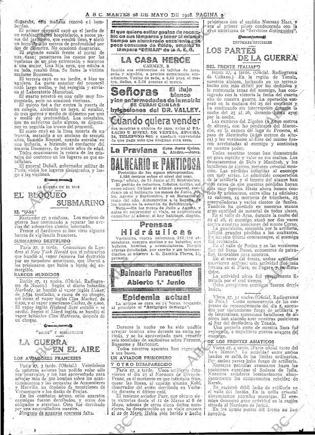 ABC MADRID 28-05-1918 página 9