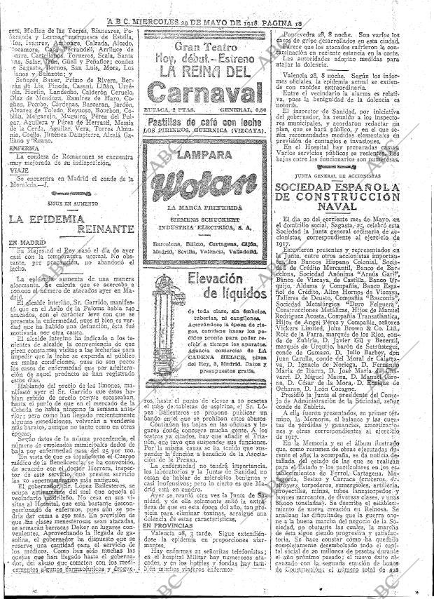 ABC MADRID 29-05-1918 página 16