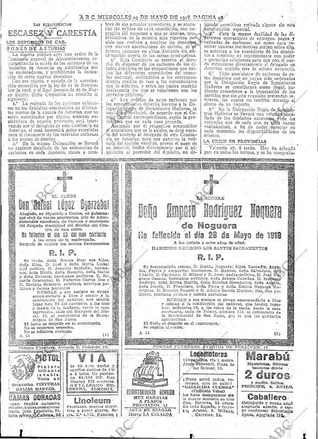 ABC MADRID 29-05-1918 página 28