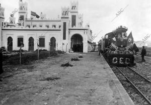 Salida del primer tren de Tetuan