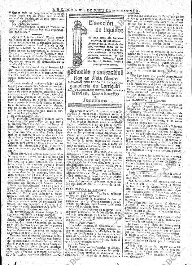 ABC MADRID 02-06-1918 página 8