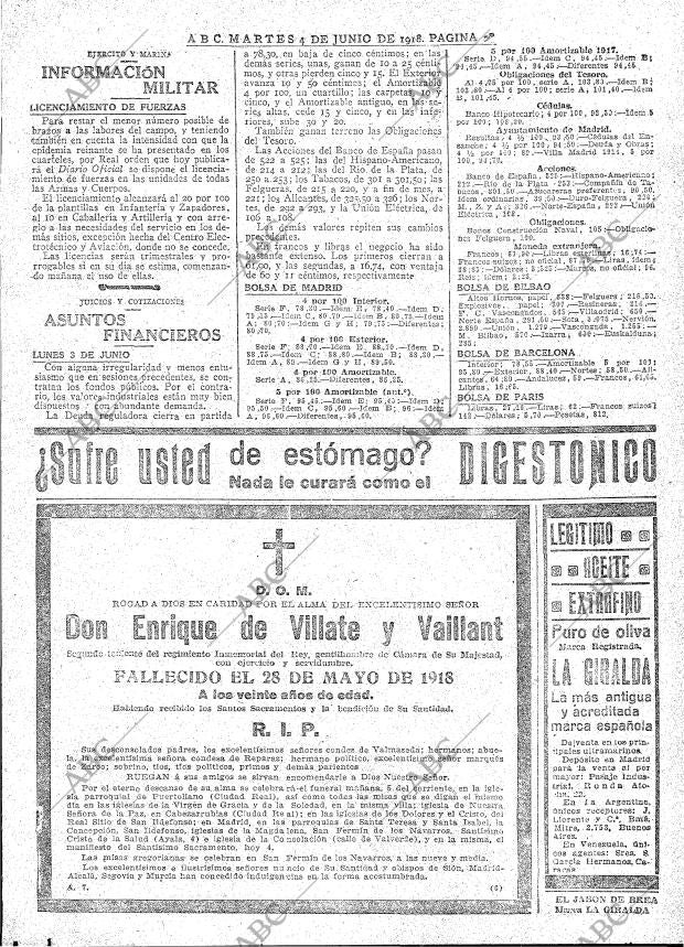 ABC MADRID 04-06-1918 página 19