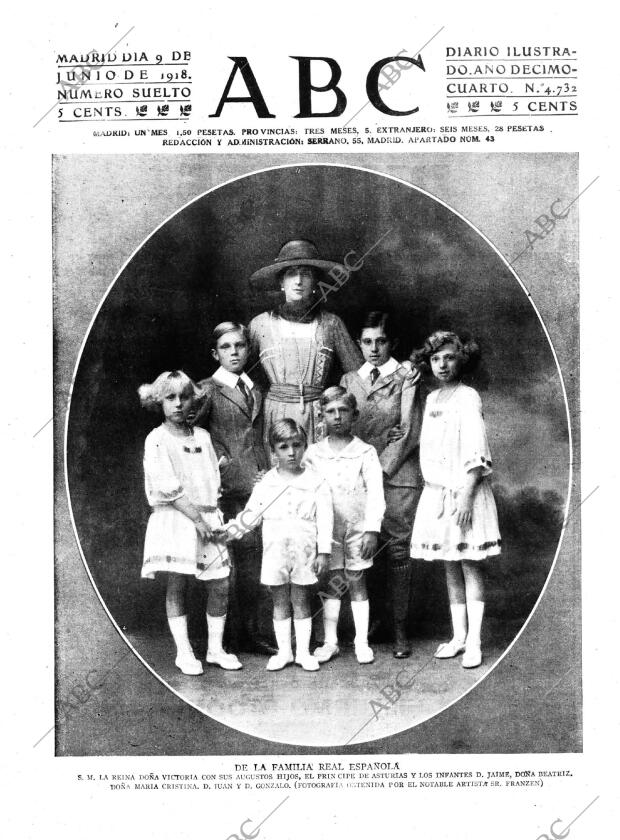 ABC MADRID 09-06-1918 página 1