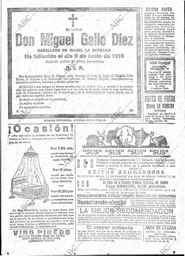 ABC MADRID 09-06-1918 página 25