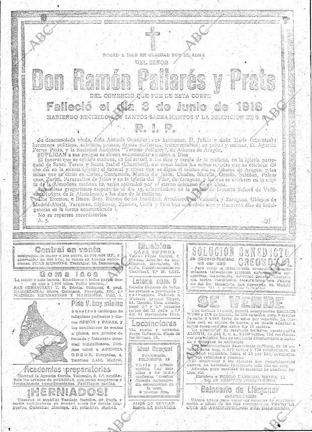 ABC MADRID 11-06-1918 página 25