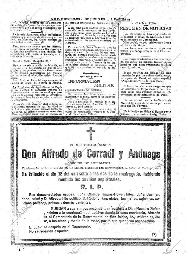 ABC MADRID 12-06-1918 página 24