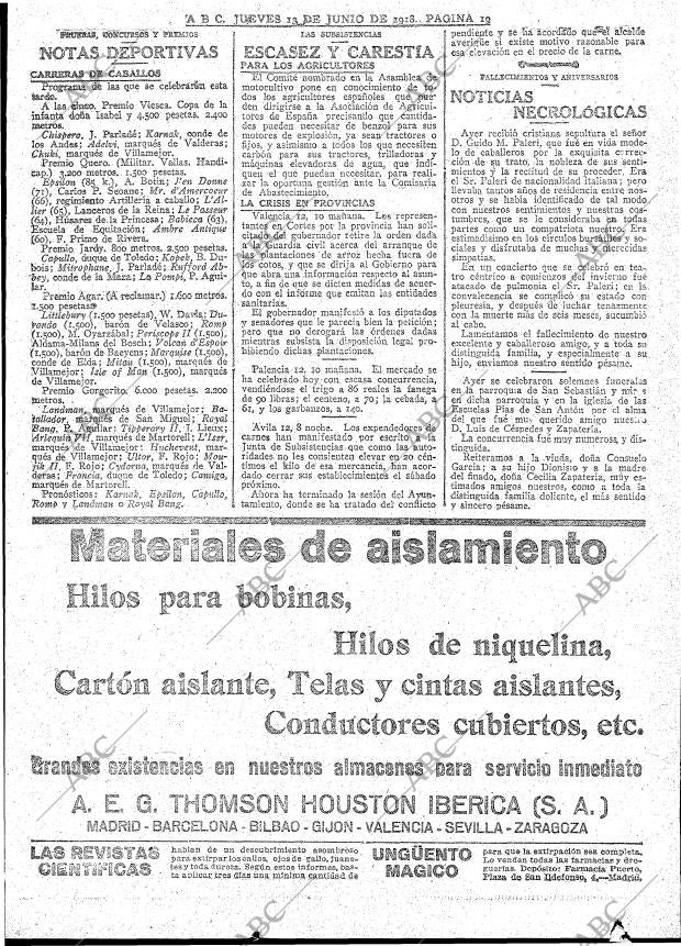 ABC MADRID 13-06-1918 página 19