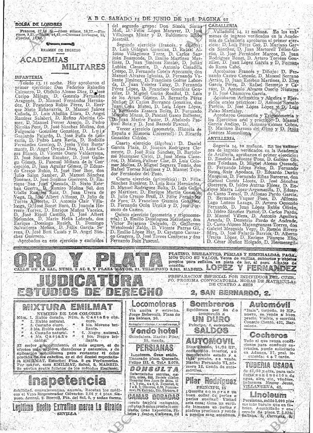 ABC MADRID 15-06-1918 página 11