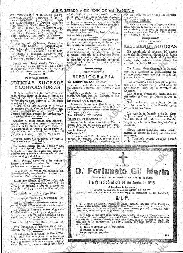 ABC MADRID 15-06-1918 página 13