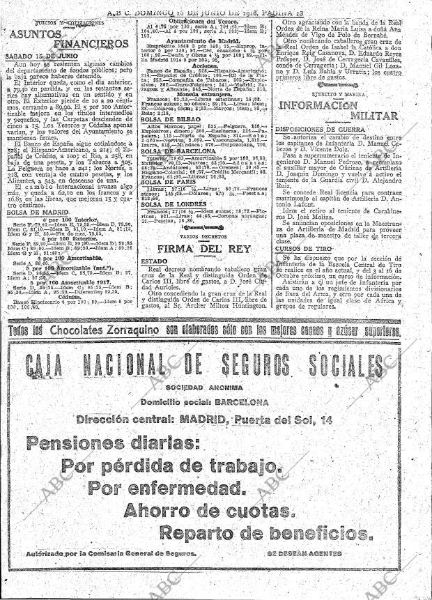 ABC MADRID 16-06-1918 página 18