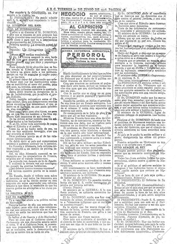 ABC MADRID 21-06-1918 página 18