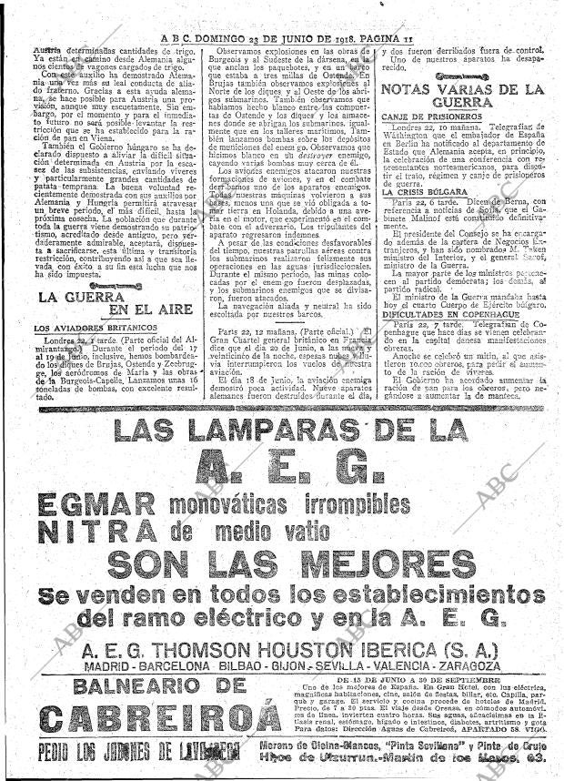 ABC MADRID 23-06-1918 página 11