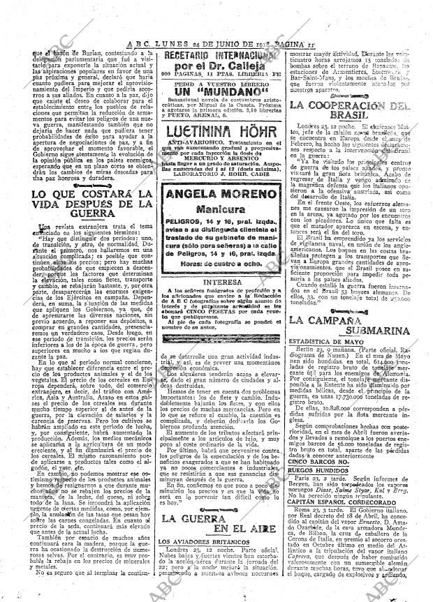 ABC MADRID 24-06-1918 página 11