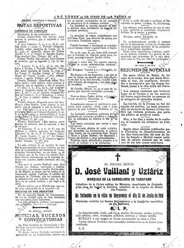 ABC MADRID 24-06-1918 página 18