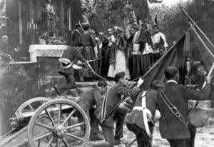 Misa de campaña Celebrada con motivo de la bendición y entrega del estandarte...