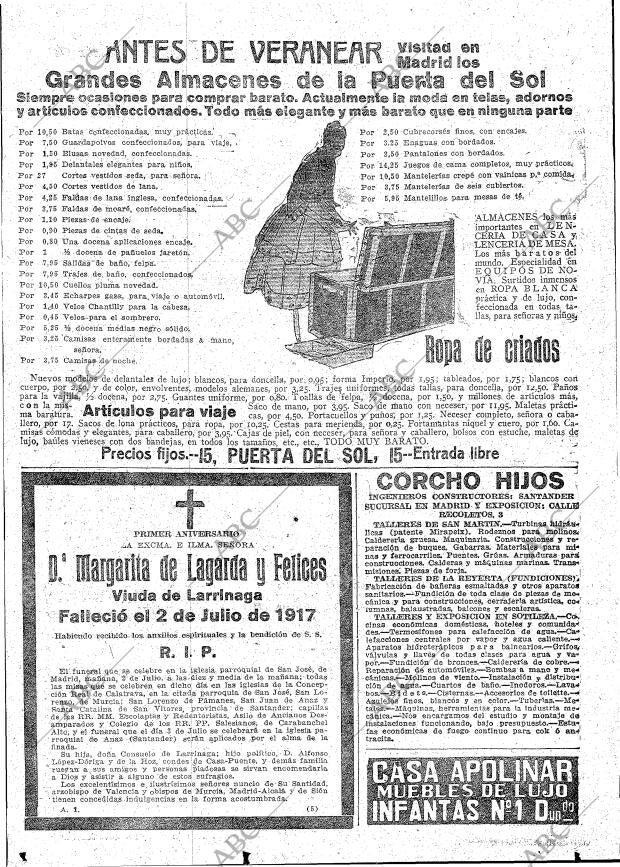 ABC MADRID 01-07-1918 página 21