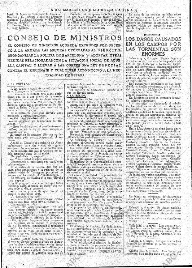 ABC MADRID 02-07-1918 página 13