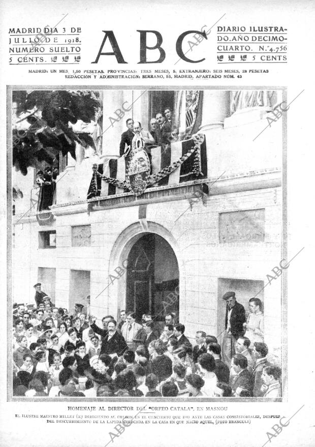 ABC MADRID 03-07-1918 página 1