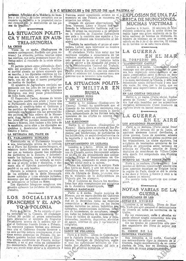 ABC MADRID 03-07-1918 página 11