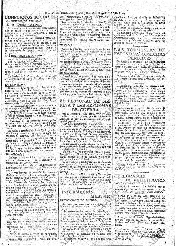 ABC MADRID 03-07-1918 página 19