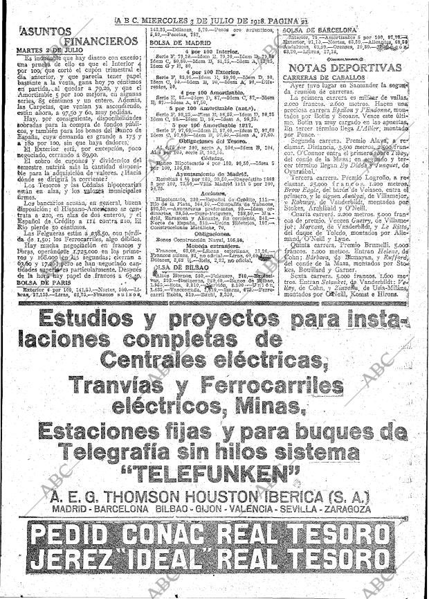 ABC MADRID 03-07-1918 página 21