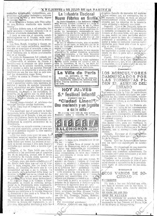 ABC MADRID 04-07-1918 página 14