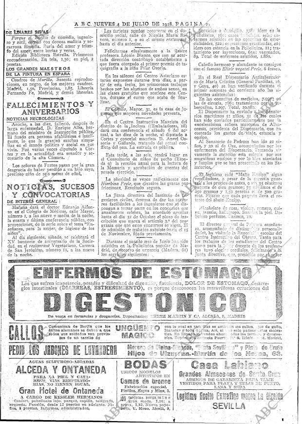 ABC MADRID 04-07-1918 página 22
