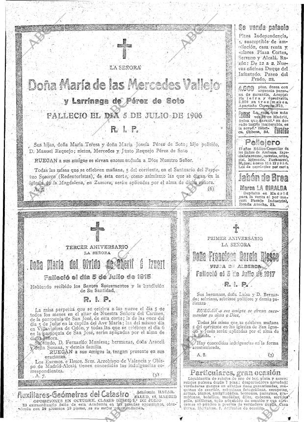 ABC MADRID 04-07-1918 página 26