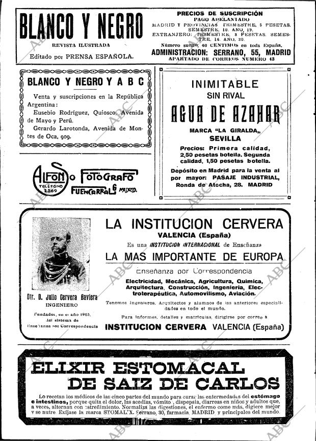BLANCO Y NEGRO MADRID 07-07-1918 página 2